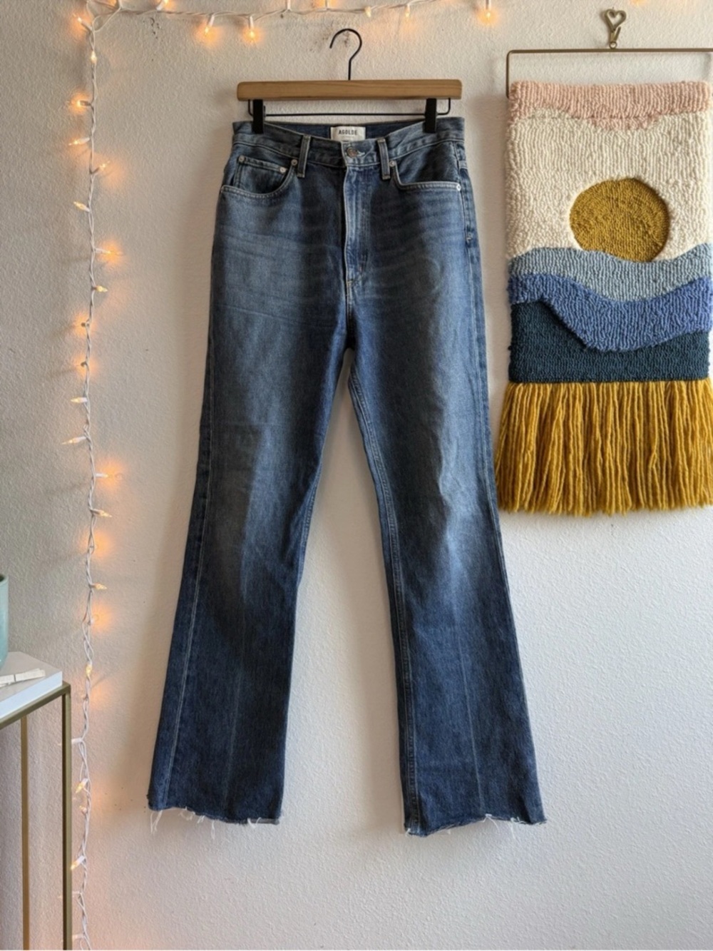 AGOLDE Jeans Women’s Size 27 Vintage High Rise Organic Cotton Dark Wash USA